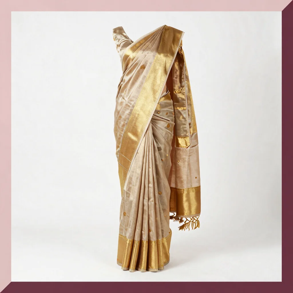 Champagne Zari Tissue