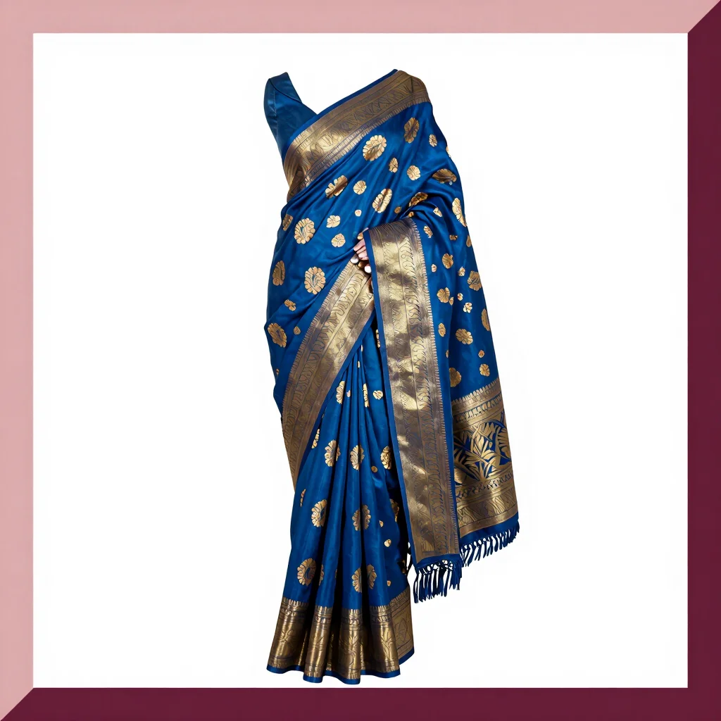 Peacock Blue Kadhua