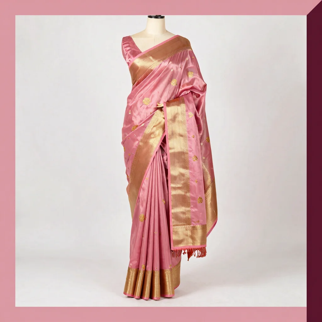 Rosewood Cotton Zari